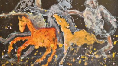 شخوص صخور السعودية تصل للسرد التشكيلي