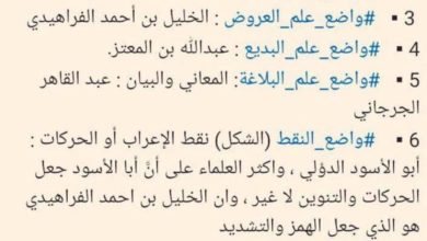 أهم علماء العربية